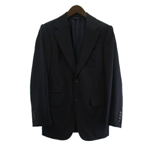【中古】ダンヒル dunhill 美品 テーラードジャケット シングル イタリア製 ネイビー 紺 46 メンズ 【ベクトル 古着】 260120|ブランド古着の買取販売ベクトル
