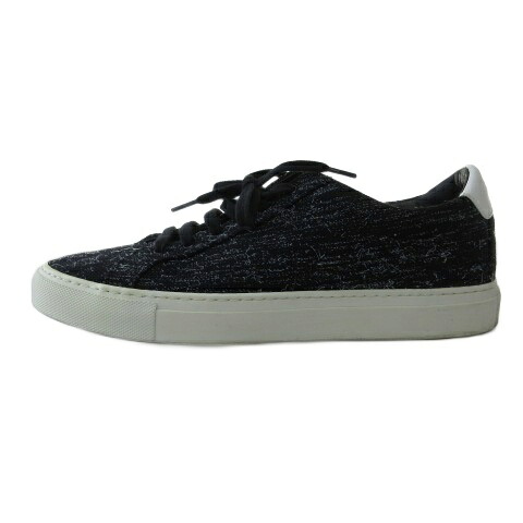 【中古】コモンプロジェクト COMMON PROJECTS ACHILLES RETRO LOW IN WOOL ローカット スニーカー ウール ブラック 黒 ブラック 40 25cm メンズ 【ベクトル 古着】 260225