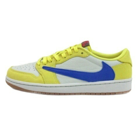 【中古】未使用品 TRAVIS SCOTT トラヴィス スコット DZ4137-700 WMNS AIR JORDAN 1 LOW OG SP エア ジョーダン 1 ロー カナリー 27cm ■GY51 ☆AA★ メンズ レディース 【ベクトル 古着】 260307