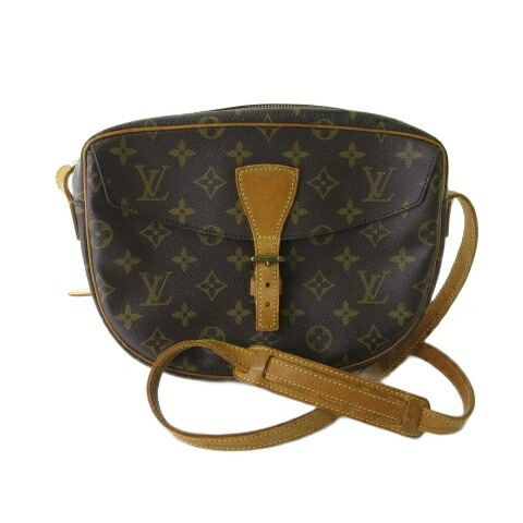 【中古】ルイヴィトン LOUIS VUITTON M51226 モノグラム ジュヌフィーユPM ショルダーバッグ はりつけ台上半身 赤銅色 茶 ☆AA★ レディース 【ベクター 古着】 260322