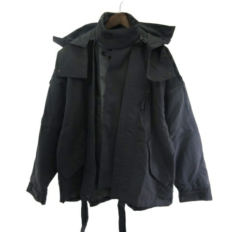 【中古】グーピーメイド GOOPiMADE (A)crypsis エイ・クライプシス 美品 DUET R-Shield Space Parka Jacket D-AGAVE ジャケット チャコールグレー 3 メンズ 【ベクトル 古着】 260405