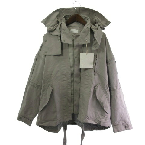 【中古】グーピーメイド GOOPiMADE (A)crypsis エイ・クライプシス 下げ札付き添い人 DUET“ R-Shield Space Parka Jacket D-AGAVE 上衣 薄墨色 1 メンズ 【ベクター 古着】 260407