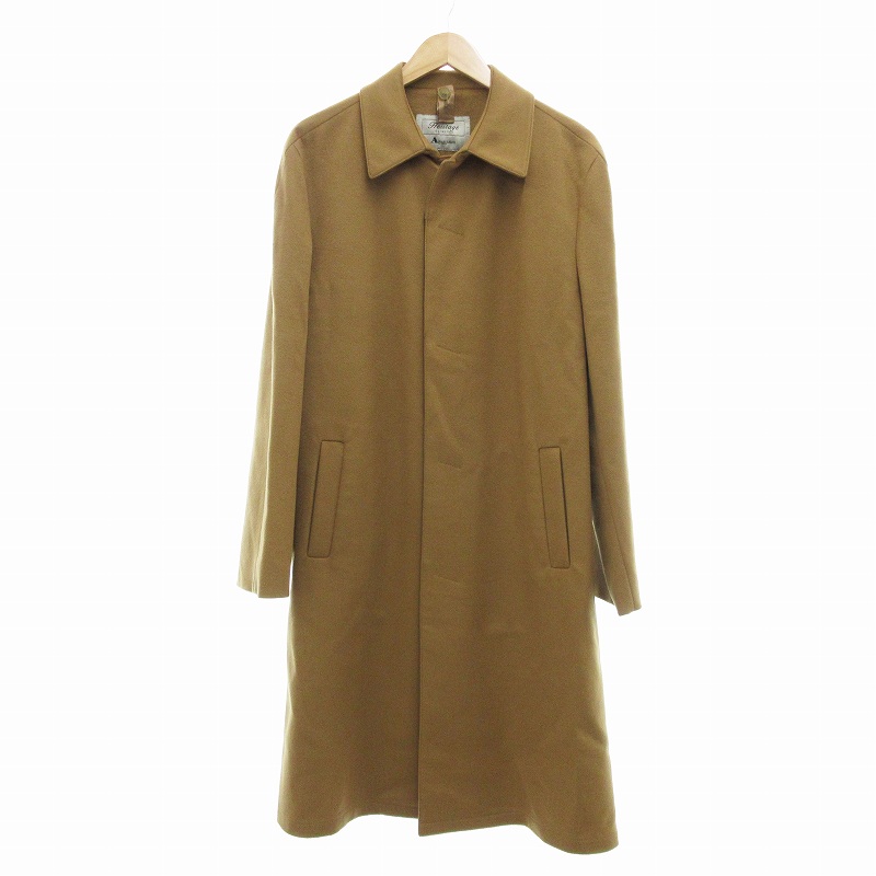 【美品】アクアスキュータム　ステンカラーコート　カーキ　メンズ 中古・古着通販】Aquascutum (アクアスキュータム) NEW ROVER