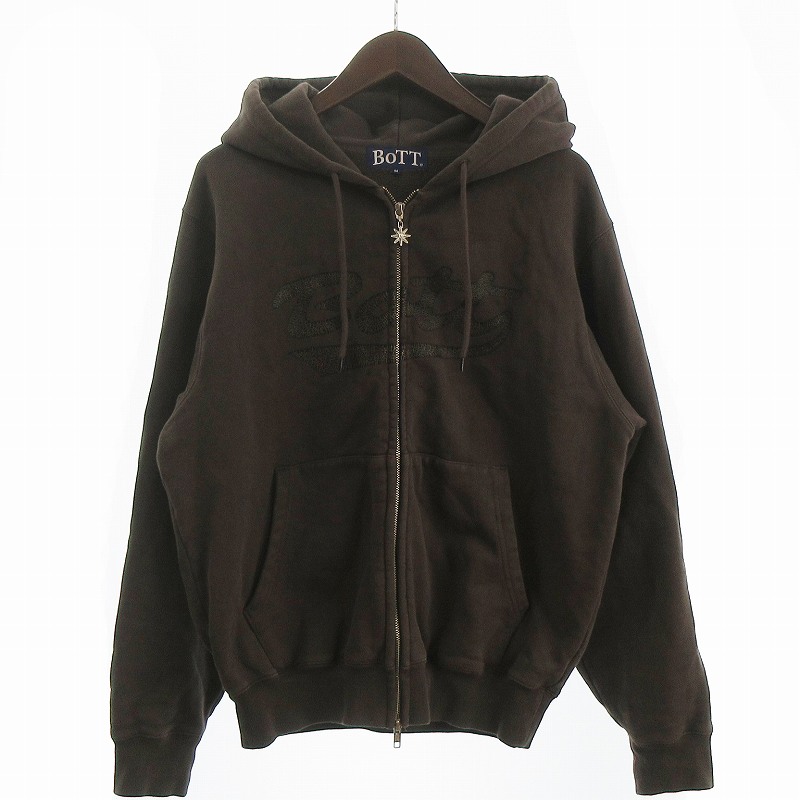 BoTT Hoodie Parka XL ボット フーディ パーカー 茶色 OG ブラウン（茶色）系 BoTT(ボット) パーカー・フーディ(メンズ