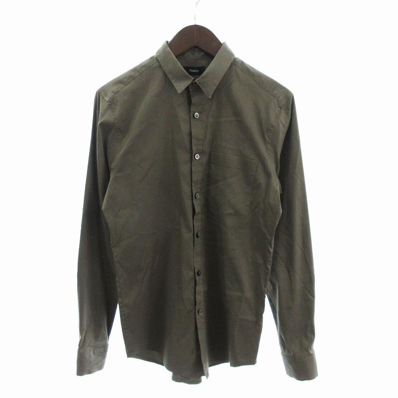 Theory グレー 長袖シャツ 256998-04.jpg