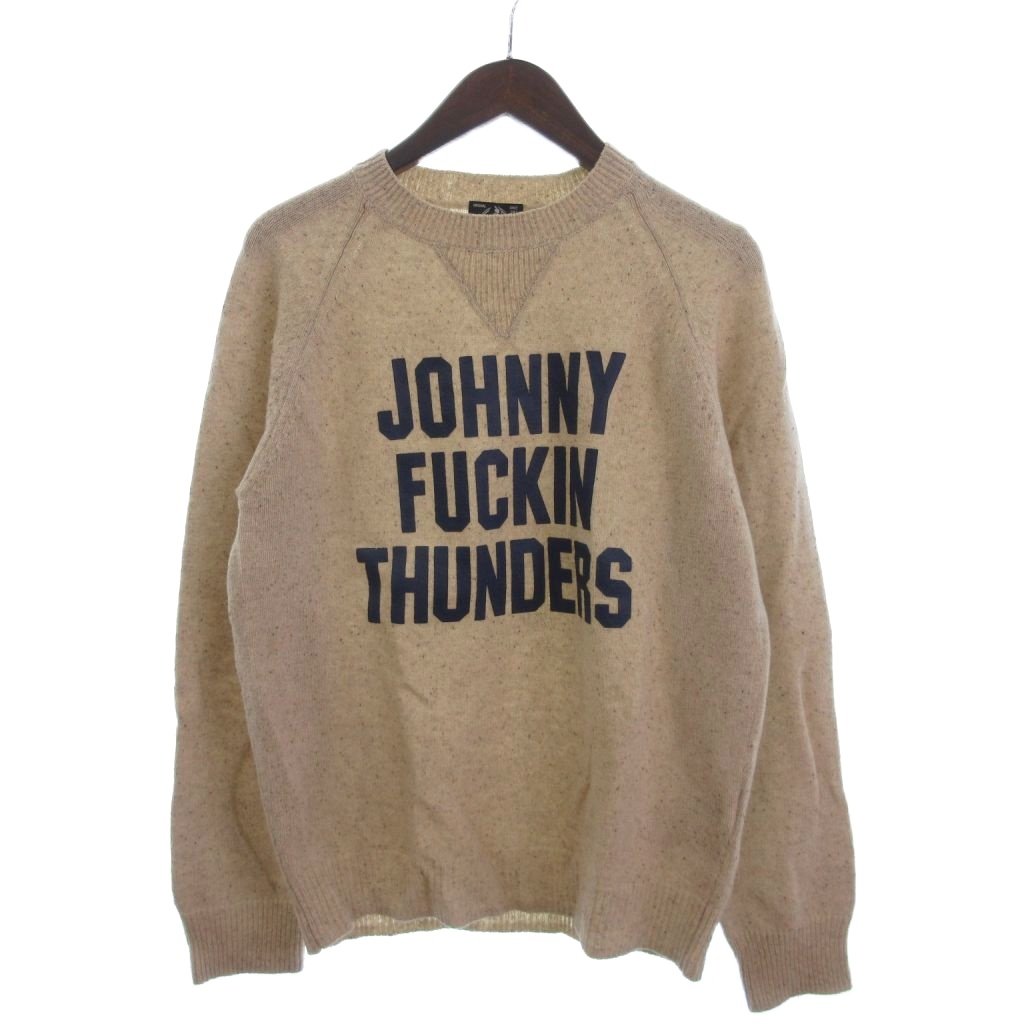 【ix】HYSTERIC GLAMOUR ボックスロゴ ニット L 日本製 希少】HYSTERIC GLAMOUR ボックスロゴ ニット L 日本製 HYSTERIC