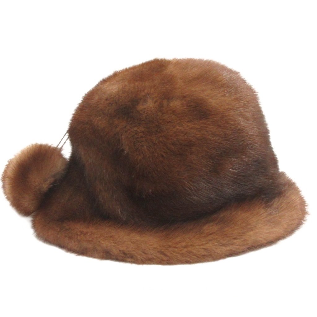 楽天市場】【アパレル】Unisel 毛皮帽子 ファーハット ミンク 帽子
