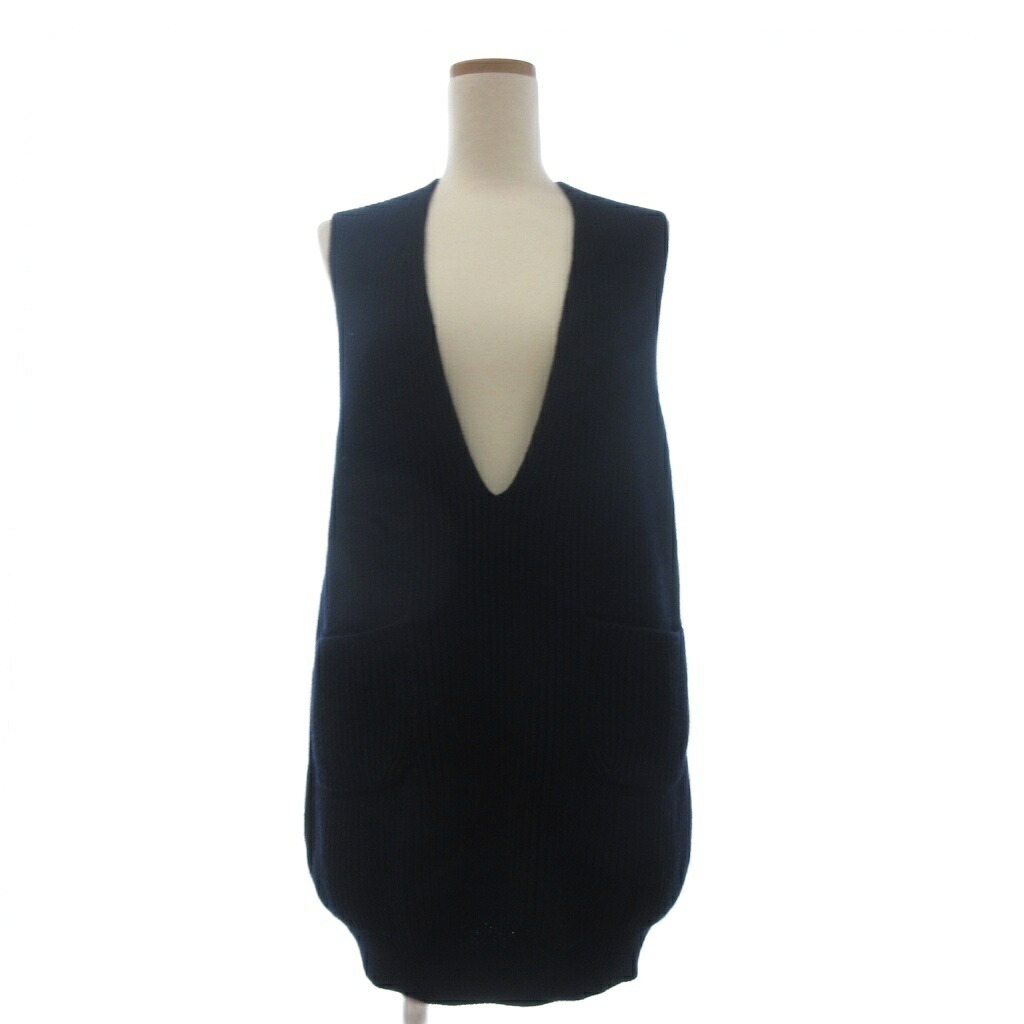 楽天市場】古着 BATONER バトナー 日本製 Vネック ニットベスト 1