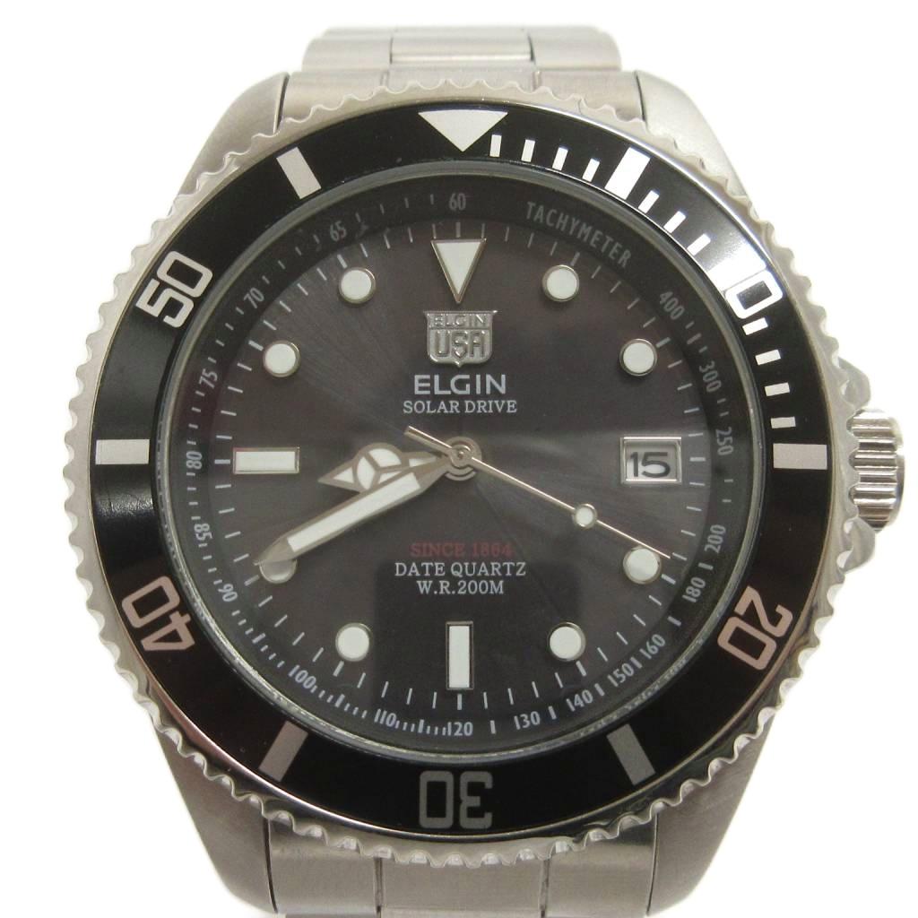 楽天市場】エルジン ELGIN ソーラードライブ 腕時計 FK-1251 チタン