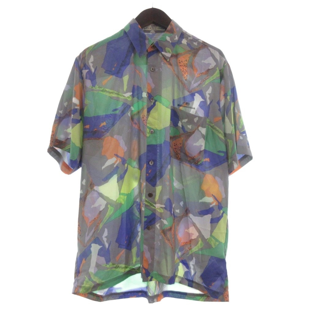 楽天市場】BALENCIAGA 2019SS Tatoo Normal Fit Shirt 571444 TEM15