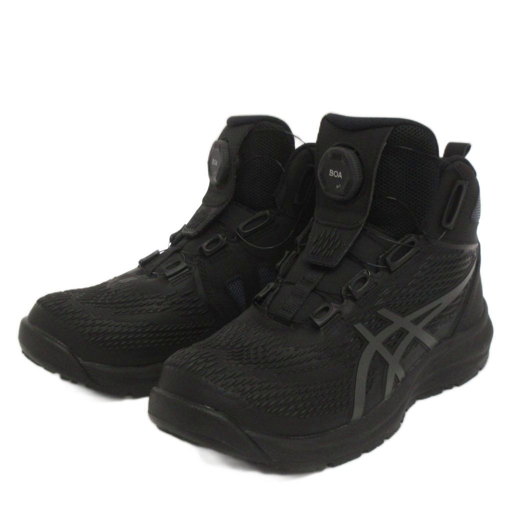 【中古】アシックス asics 美品 WINJOB CP122 BOA 安全性のある靴 ブーツ 1273A117 黒 黒いこと US8.5 26糎 靴 メンズ 【ベクター 古着】 260521