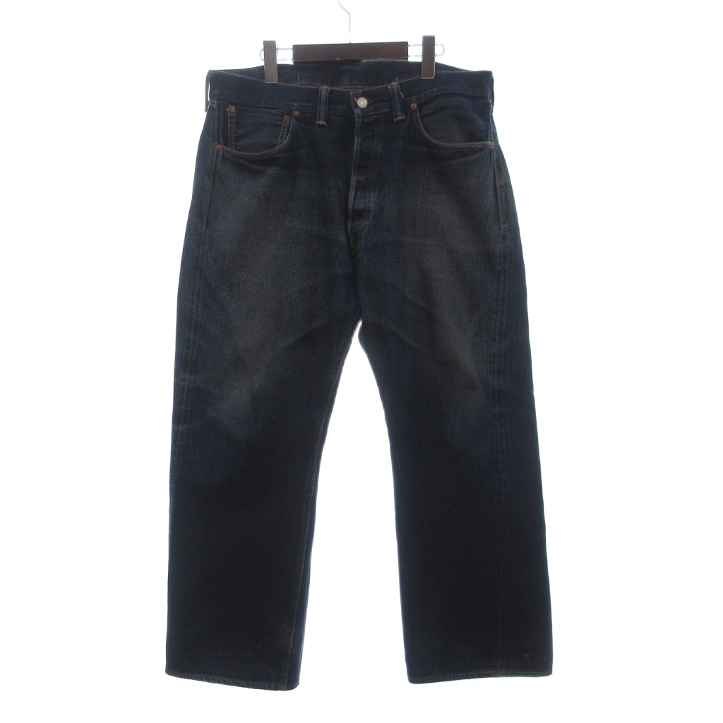 【中古】TCBジーンズ TCB JEANS S30s デニムパンツ ジーンズ ボタンフライ ストレート インディゴ 青 ブルー メンズ 【ベクトル 古着】 260721｜ブランド古着の買取販売ベクトル