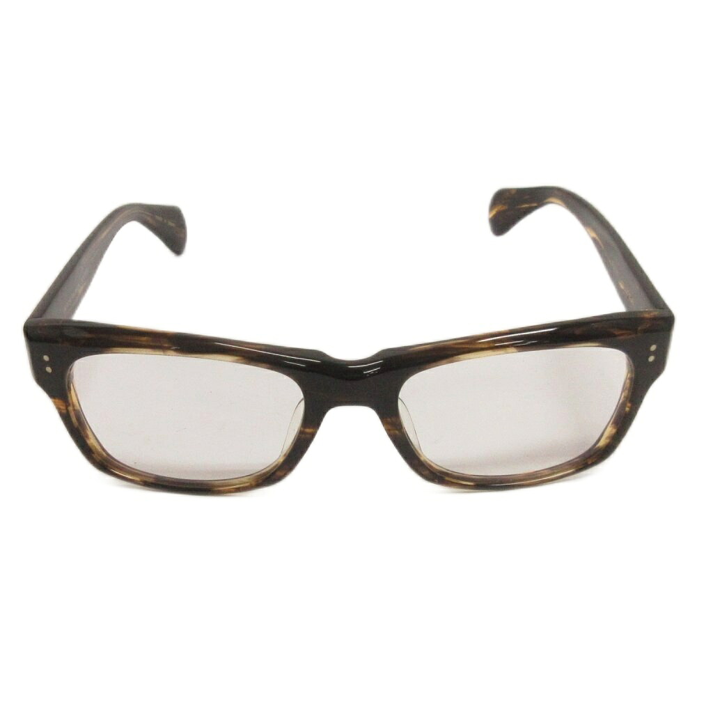 【中古】オリバーピープルズ OLIVER PEOPLES 美品 BUDDIE サングラス 伊達メガネ ウェリントン 茶 ブラウン 53□21-140 アイウェア メンズ 【ベクトル 古着】 260629|ブランド古着の買取販売ベクトル