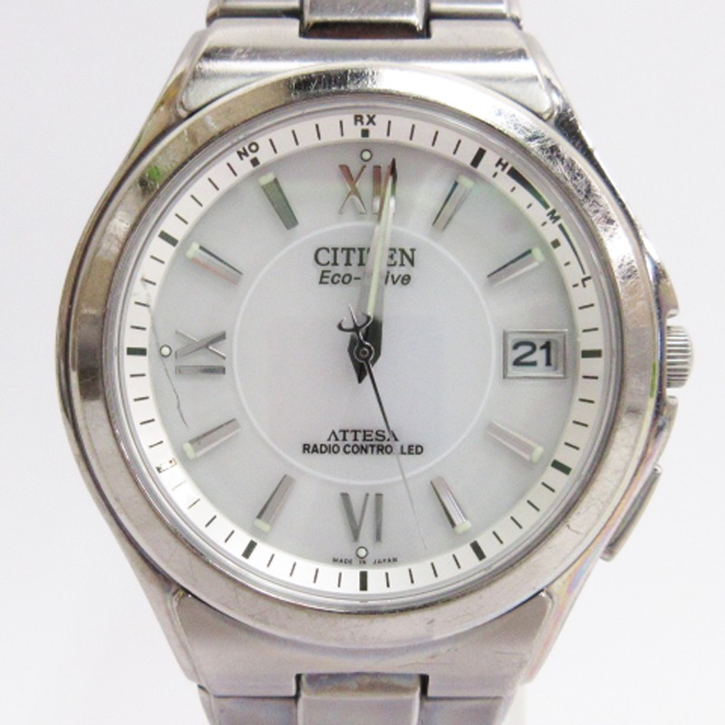極美品【稼働品】CITIZEN　シチズン　アテッサ　H410　ホワイト　ソーラー 極美品 CITIZEN シチズン アテッサ H410 ホワイト ソーラー