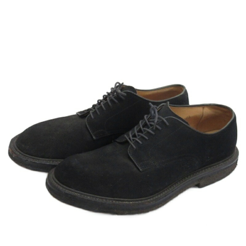 楽天市場】【ALDEN】オールデン スエード プレーントゥ ブラック