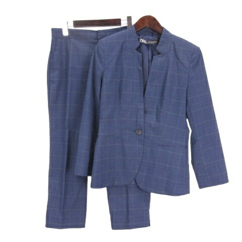 楽天市場】古着 ZARA ザラ 千鳥格子 長袖 パンツスーツ 上下