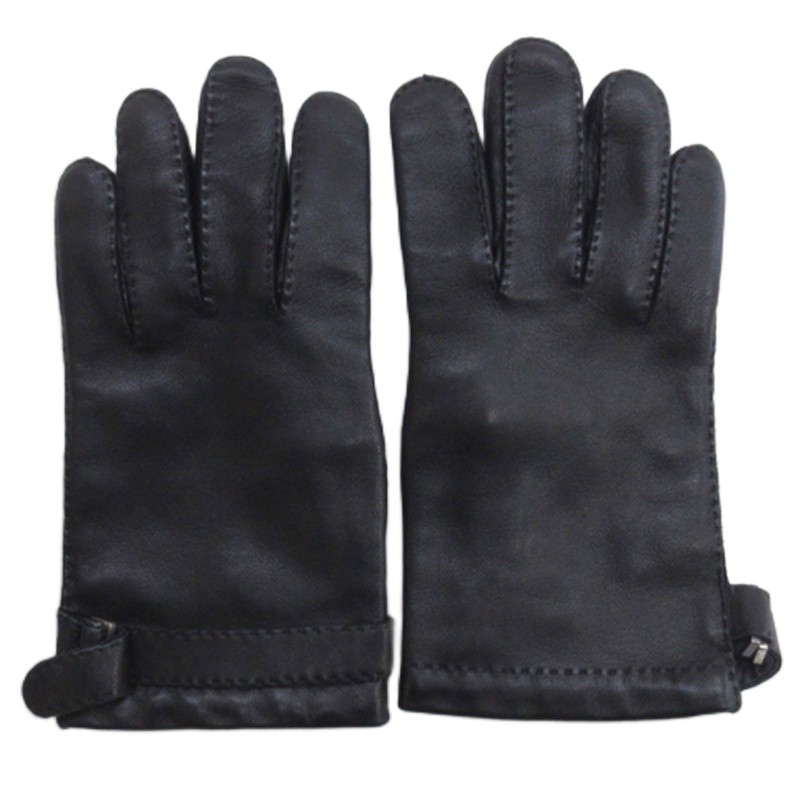 LOEWE レザー手袋 黒 楽天市場】ロエベ 手袋 ec-22415 ブラック アナグラム 美品 レザー