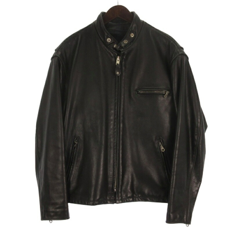 楽天市場】【中古】【古着】 Schott レザー フライト ジャケット XL