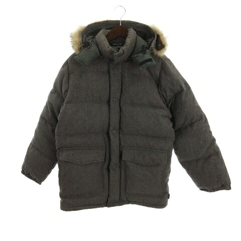 【中古】モンク軌跡 MONCLER 青曳き船 羊毛 落ちこむ上衣 毛革 キッズ  14ans 薄墨色 ■GY12 キッズ 【ベクター 古着】 260218