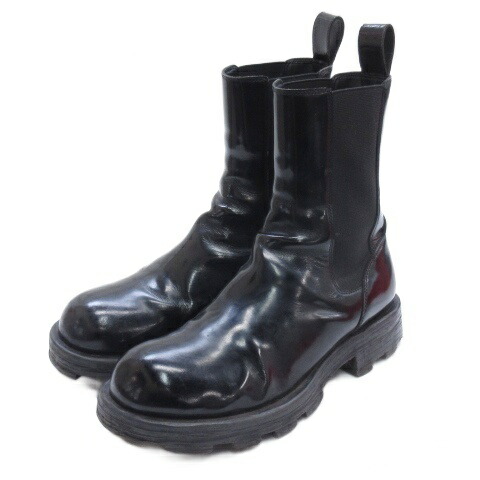 【中古】ディーゼル DIESEL D-HAMMER CH W 片方ゴア ブーツ なめし革 25.5糎 黒いこと レディース 【ベクター 古着】 260317