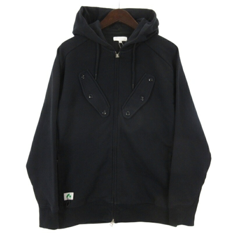 【中古】未当てはめる品 ビームス BEAMS 下げ札付き添い人 汗水 パーカー ジップアップ 米国海軍 L メンズ 【ベクター 古着】 260330