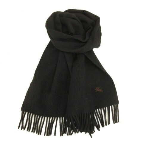 【中古】赤ちょうちんバリー 英国の首都 BURBERRY LONDON カシミール えり巻き 黒いこと ☆AA★ メンズ レディース 【ベクター 古着】 260508