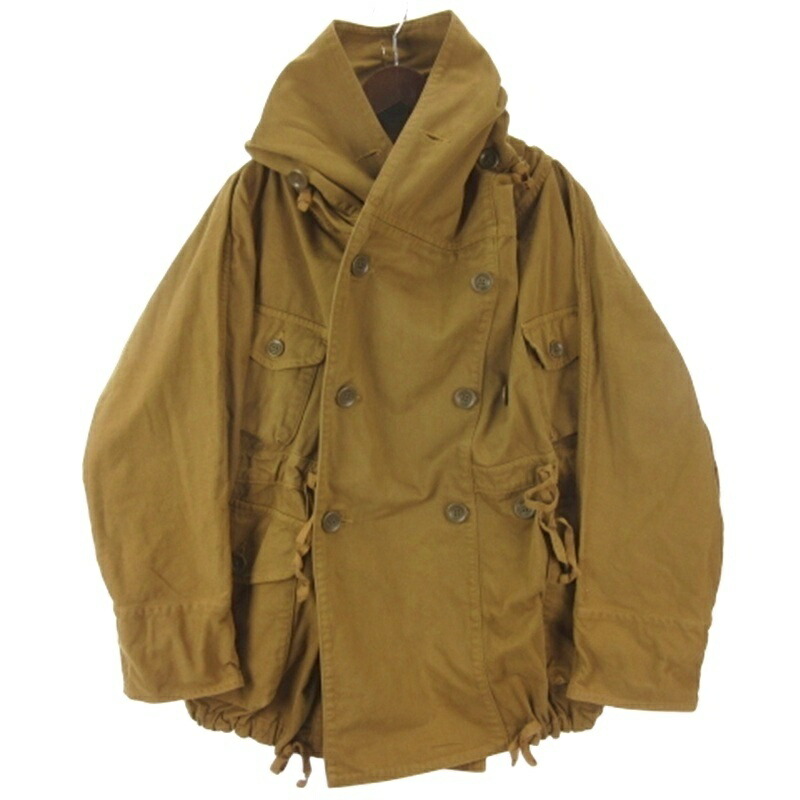 【中古】キャピタル kapital カツラギ起毛 リング コート ジャケット EK-446 ブラウン XS メンズ レディース 【ベクトル 古着】 260408