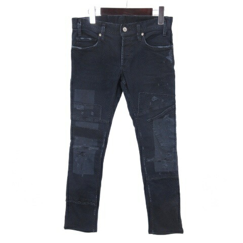 【中古】5351プールオム 5351 POUR LES HOMMES 不都合 ジーンズ ズボン下 スキニー 名取り草飛球 1 インディゴ ■GY74 メンズ 【ベクター 古着】 260421