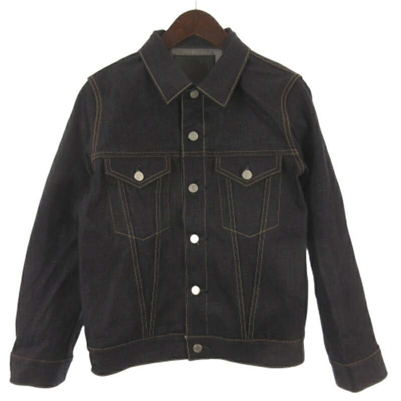 【中古】桃太郎デニム MOMOTARO JEANS 14.7薬局衡オンス ジーンズ 上衣 MMGJ00035A インディゴ XS メンズ 【ベクター 古着】 260511