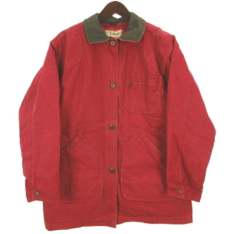 【中古】エルエルビーン L.L.BEAN ハンティング ジャケット ダック地 USA製 レッド M メンズ 【ベクトル 古着】 260722｜ブランド古着の買取販売ベクトル
