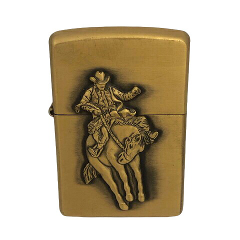 【中古】ジッポー ZIPPO USA 1999年製 マルボロ カウボーイ ロデオ オイルライター 金 ゴールド ※TP メンズ 【ベクトル 古着】 231107｜ブランド古着の買取販売ベクトル