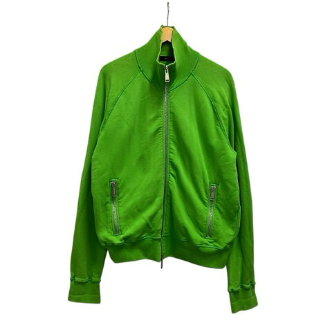 【中古】ディースクエアード DSQUARED2 調教師 長袖 ハイネック 刷り上げる 綿織物 01687/01/02/0071 XXL 緑 緑であること 紺 米国海軍 白 白いこと メンズ 【ベクター 古着】 251022