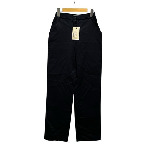【中古】未使用品 ヴェルサーチクラシック ヴェルサーチェ VERSACE CLASSIC パンツ スラックス 無地 コットン XP1288 40 紺 ネイビー レディース 【ベクトル 古着】 260227