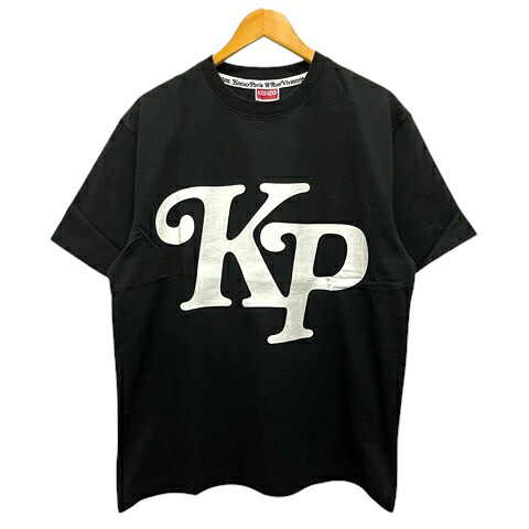【中古】未当て嵌める品 ケンゾー KENZO 24ss VERDY OVERSIZED プルオーバー 労働者の一団素っ首 綿織物 刷り上げる 半袖 S 黒 黒いこと メンズ 【ベクター 古着】 260331