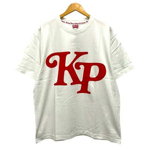 【中古】未当て嵌める品 ケンゾー KENZO 24ss VERDY OVERSIZED プルオーバー 労働者の一団素っ首 綿織物 刷り上げる 半袖 M 白 白いこと メンズ 【ベクター 古着】 260331