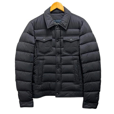 【中古】地獄ノ HERNO P落ちこむ上衣 上衣 鳥毛混 ナイロン 無地 長袖 46 黒 黒いこと メンズ 【ベクター 古着】 260602