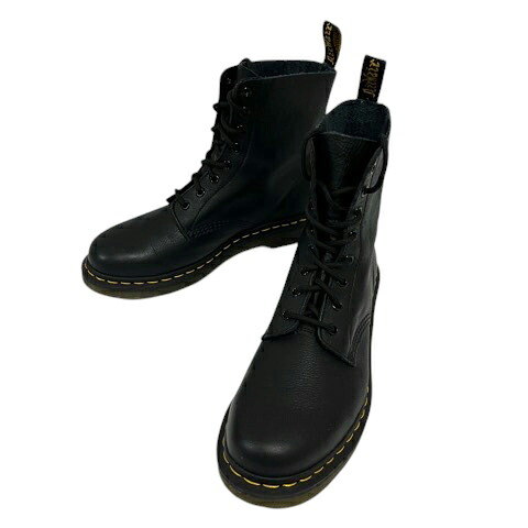 【中古】ドクターマーチン DR.MARTENS 1460 8ホールブーツ レースアップ イエローステッチ 8 黒 ブラック メンズ 【ベクトル 古着】 260623｜ブランド古着の買取販売ベクトル 8,591円