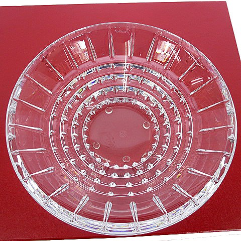 【中古】バカラBaccaratアルルカンラージボウルテーブルボウル鉢果物入れ小物入れクリスタルガラス本体のみ25cm■【ベクトル古着】220321