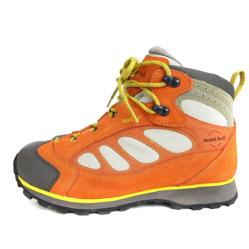 【楽天市場】【中古】モンベル Montbell トレッキングシューズ ブーツ 371045103/1 GORE-TEX ゴアテックス オレンジ