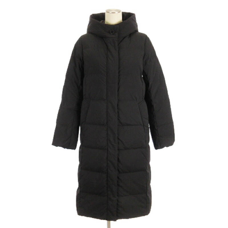 美希　MACKINTOSH LONDON 黒 38 ダウンコート L】【PONTELAND/ポントランド】セミブライトタフタダウンコート(コート