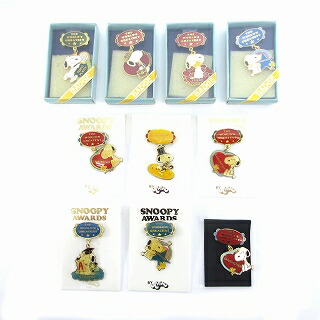 【中古】AVIVA ヴィンテージ SNOOPY スヌーピー ブローチ ピンバッジ 10点セット ゴールドカラー その他 【ベクトル 古着】 250510