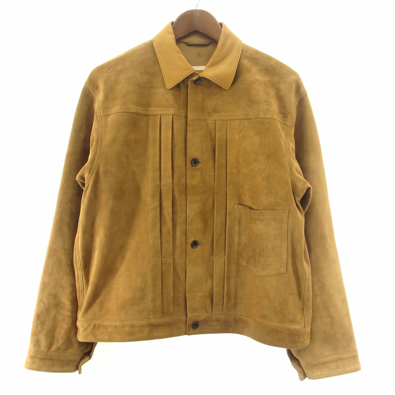ジャケット・アウター COMOLI Sheep Suede Jacket COMOLI (コモリ) シープスエード ジップショートジャケット