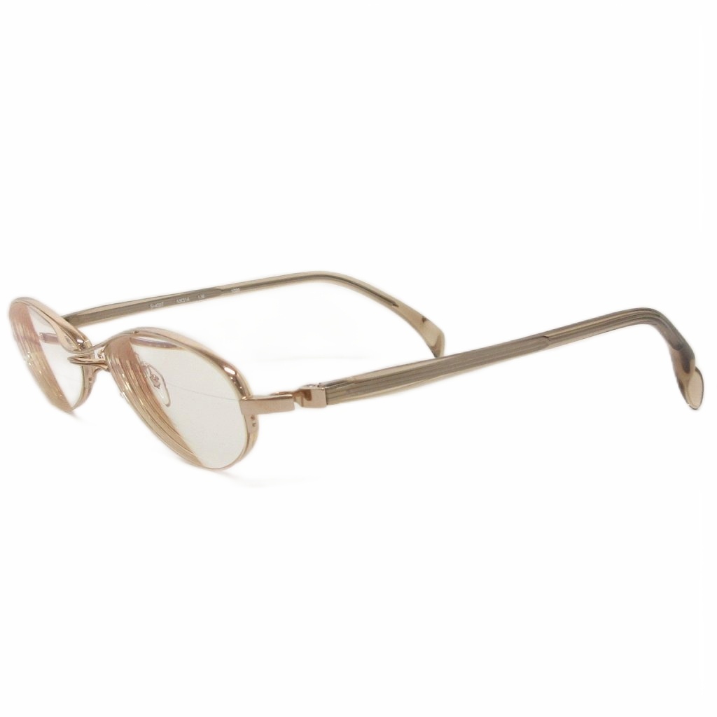 楽天市場】999.9 フォーナインズ S-592T チタンフレーム メガネ 55□17