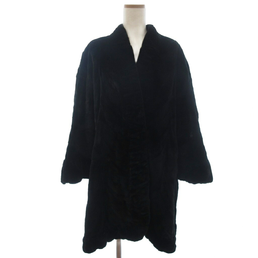 【中古】エンバ EMBA ミンク コート シェアード 毛皮 黒 ブラック レディース 【ベクトル 古着】 251220｜ブランド古着の買取販売ベクトル