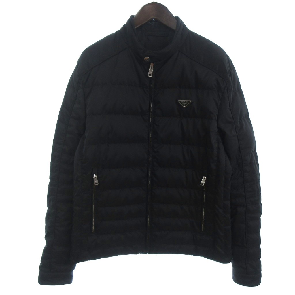 【中古】プラダ PRADA 24AW 落ち込む上衣 三角形お皿 SGH068 R232 1060 黒いこと 52 ☆AA★ メンズ 【ベクター 古着】 260310