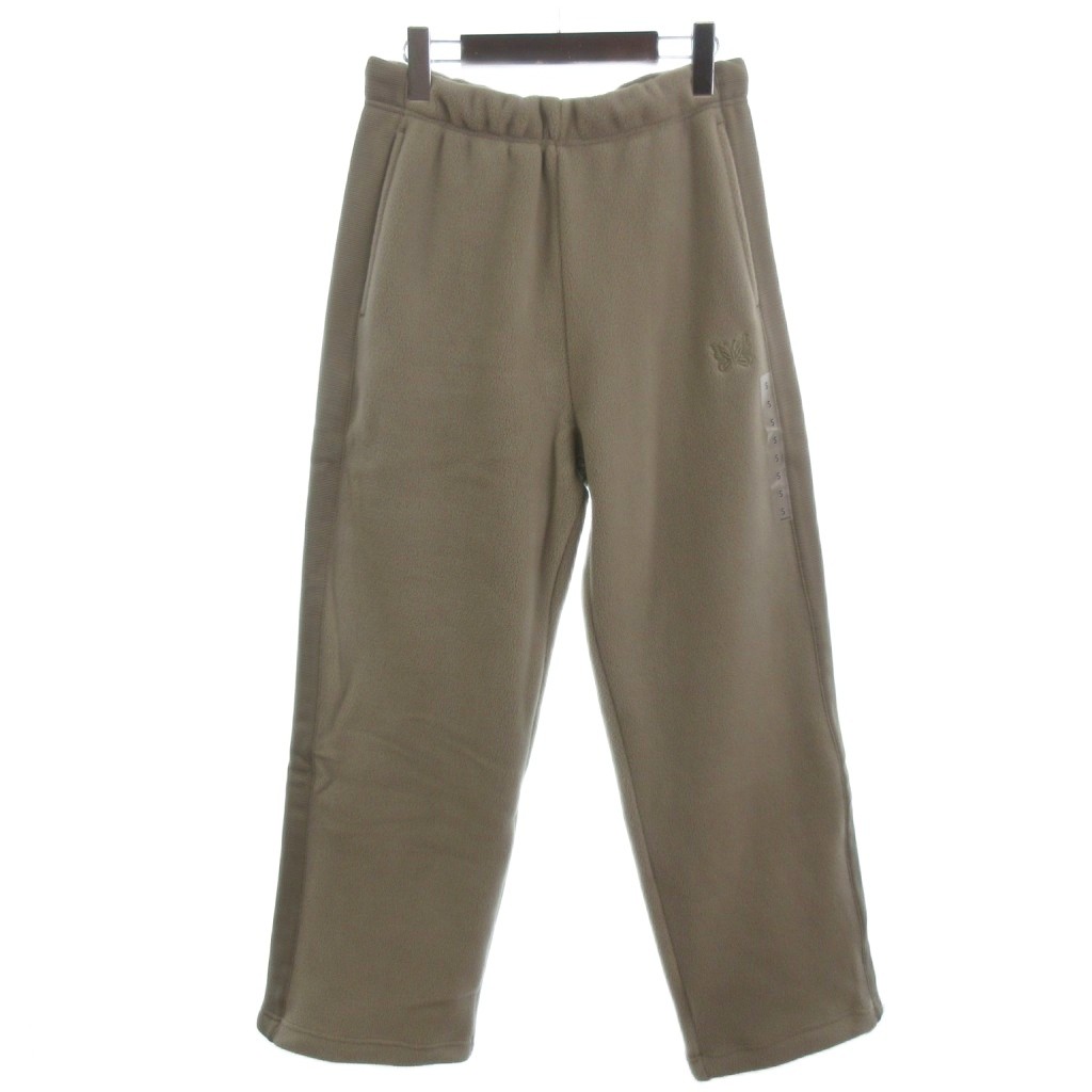 【中古】未使用品 ユニクロ UNIQLO × NEEDLES タグ付き フリースワイドパンツ ベージュ S メンズ 【ベクトル 古着】 260328