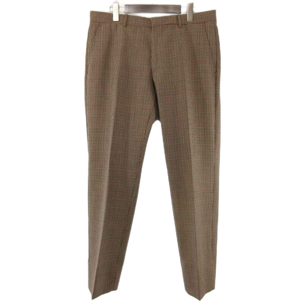 【中古】グッチ GUCCI ズボン下 スラックス ボトムス 真っただ中押しつける チドリ透かし彫り柄 赤いこと 白いこと 3XL好いかげんに ☆AA★ ■SK メンズ 【ベクター 古着】 260607