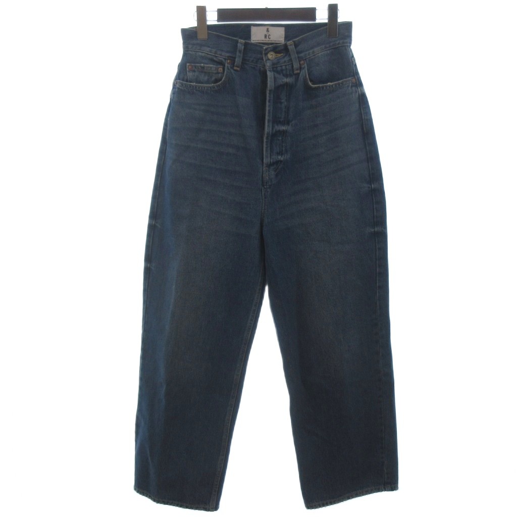 【中古】カレンソロジー Curensology \u0026RC  24SS ワイドルーズ ジーンズズボン下 CL405110ER WIDE LOOSE インディゴブルー 36 レディース 【ベクター 古着】 260508