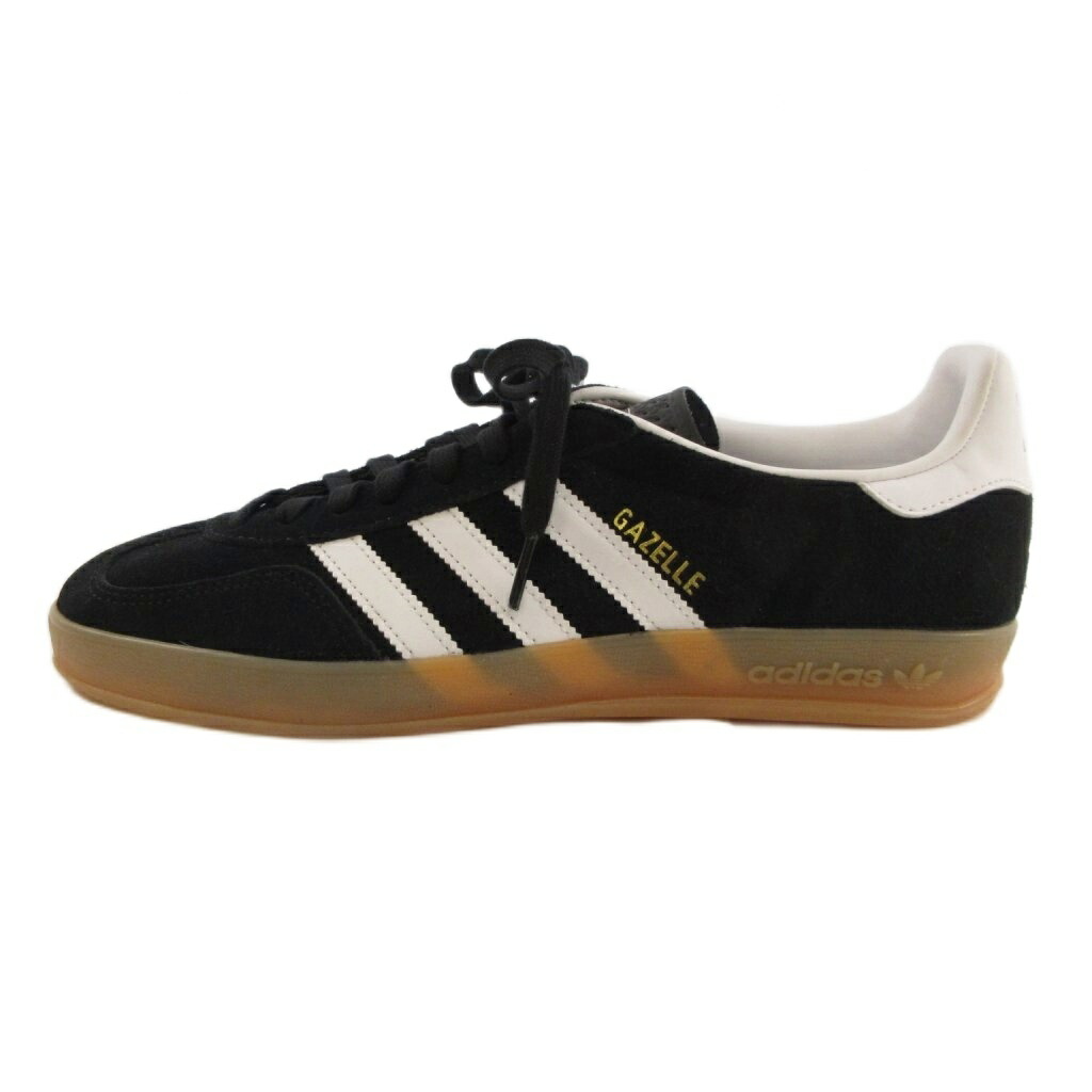 【中古】アディダスオリジナルス adidas originals 曳き船付き添い人 JI2060 Gazelle Indoor ガゼル インドア スニーカー 中核グループ黒いこと 28  【ベクター 古着】 260519