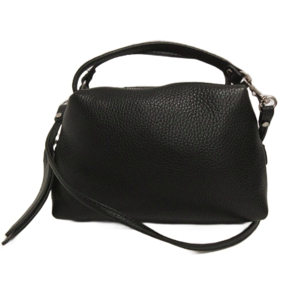 【中古】ジャンニキャリーニ GIANNI CHIARINI レザー 2way ショルダーバッグ ポシェット 黒 ブラック レディース 【ベクトル 古着】 260714｜ブランド古着の買取販売ベクトル